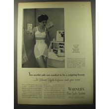 1953 Warner's Royale Higness Corset Ad - You needn't rule out comfort