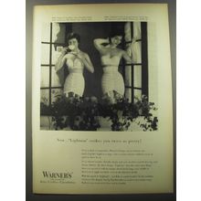 1953 Warner's Lightnin Girdle Ad - Now.. lightnin strikes you twice as pretty
