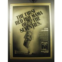 1974 Lena Zavaroni Ma! He's Making Eyes at Me Ad - The first red hot mama