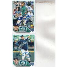 JULIO RODRIGUEZ ROOKIE & ROBBIE RAY AUTO 2023 SEATTLE MARINERS ALL-STAR PLAYERS
