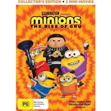 Minions: The Rise of Gru DVD | Region 2 & 4