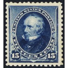 227, Unused VF 15¢ (Regummed) - Fresh! ($180 as mint) - Stuart Katz