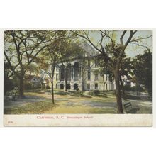 Charleston Memminger School early 20th C RPPC PCK 4520
