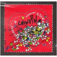 FRA 2010 56c ' ST VALENTINES DAY' FINE USED (EBID11-055)
