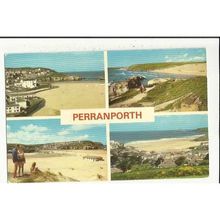 Cornwall PERRANPORTH Multi-View Postcard by Jarrold (KPER 115)