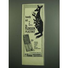 1950 Ronson Plastikit Ad - Handy Kit for Lighters