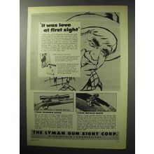 1955 Lyman Ad - All-American 4 Power Scope; 66 Sight