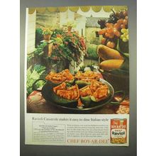 1963 Chef Boy-Ar-Dee Beef Ravioli Ad - Casserole