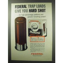 1963 Federal Monark Target Loads Shotgun Shells Ad