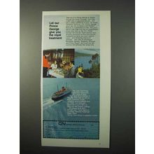 1975 Canadian National S.S. Prince George Cruise Ad