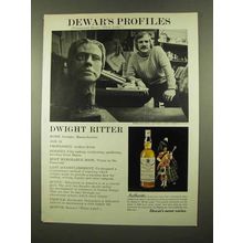 1975 Dewar's White Label Scotch Ad - Dwight Ritter