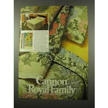 1975 Cannon Royal Family Cotswolds Linens Ad