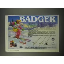 1990 Badger Air Brushes Ad - Badger Flying high