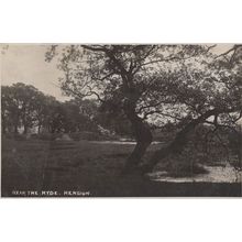 The Hyde Hendon Real Photo London Old Postcard With Indent