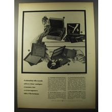 1953 Columbia Records Ad - Columbia records offers four unique reasons