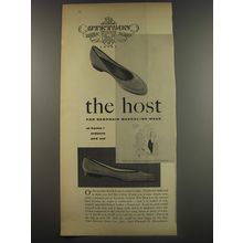 1956 Stetson Shoes Ad - The Host for Deboniar Masuline Wear
