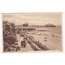 Central Band Enclosure and Pier Eastbourne Postcard 1956 East Sussex