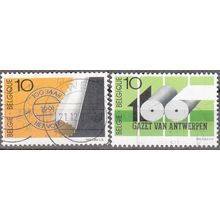 Belgique 1991 Michel 2487 - 2488 O Cote (2008) 0.60 € 100 Presse Cachet rond