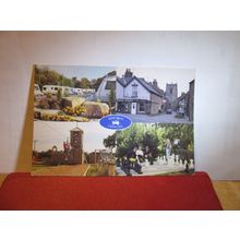ROYAL UMPIRE CARAVAN PARK, CROSTON PRESTON LEYLAND, Lancs. postcard 1991 pm =