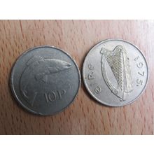Ireland 1975 10p Coin