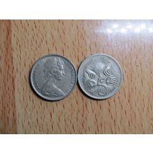Australia 1969 5 Cents Coin
