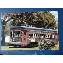 new orleans street car usa postcard