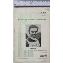1972 Cradley Heath v Halifax Speedway Programme - 24th April
