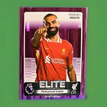Panini Premier League 2025 Stickers Parallel ELITE Purple MO SALAH LIVERPOOL
