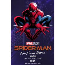 Spider-Man Far From Home 22 Poster Canvas Movie Film Print A0 A1 A2 A3 A4 A5 A6