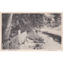 ED 365 UPWEY - THE FALLS . PRINTED POSTCARD