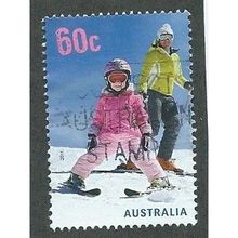 AUS 2011 60c 'SKIING' FINE USED (EBID37-115)