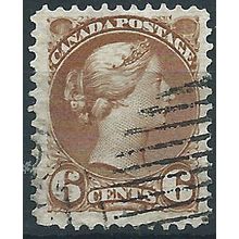 Canada 1889 SG108 6c Pale Chestnut Fine Used .. ..