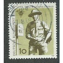 BERLIN - 1969 10pf 'I.P.T.T WORLD CONGRESS' FINE USED (EBID49-710)