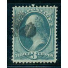 Used 136 3c George Washington Just Clears M00054