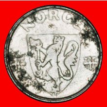 Ⰶ GERMANY (1941-1945): NORWAY★1 ORE 1942! WARTIME 1939-1945★LOW START★NO RESERVE