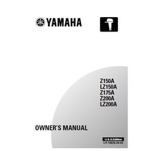 YAMAHA Z150A LZ150A Z175A Z200A LZ200A OWNERS MANUAL OUTBOARD MOTOR ENG USA ED