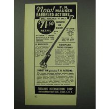 1951 F.I. Ad - F.N. Mauser Barreled-Actions