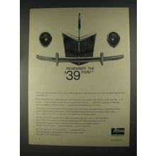 1967 Aetna Insurance Ad - Remember the '39 Ford?