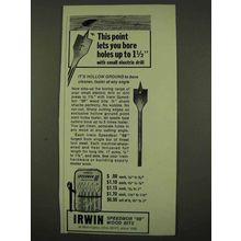 1973 Irwin Speedbor 88 Wood Bits Ad - This Point