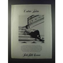 1981 Sak's Fifth Avenue Ad - Calvin Klein Blouse