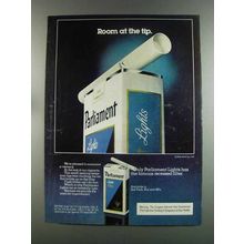 1982 Parliament Lights Cigarettes Ad - Room at the Tip