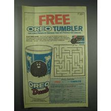1985 Nabisco Oreo Cookies Ad - Oreo Dunk Tumbler