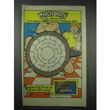 1985 Nabisco Oreo Cookies Ad - Which Way?
