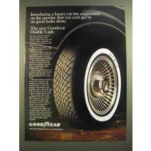 1988 Goodyear Double Eagle Tire Ad - Can't Get By On Good Looks Alone