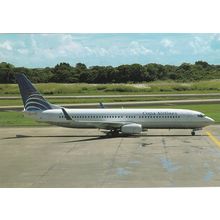 Copa Airlines Boeing B737 8V3 Aircraft Postcard (A25124)