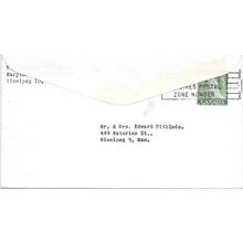Canada #EN74 Elizabeth II Karsh Postal Envelope USED 1963