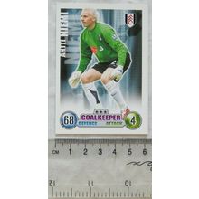 2007/08 Topps Match Attax Trading Card - Antti Niemi, Fulham FC