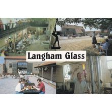 Langham Glass Norfolk Crafts Postcard