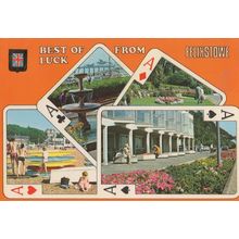 Felixstowe Four Aces Pack Of Cards Suffolk Postcard
