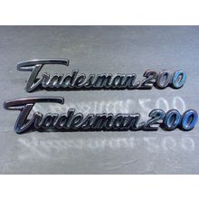 1971 - 77 Dodge Tradesman 200 Van Emblems OEM PAIR 2956457 72 73 74 75 76
